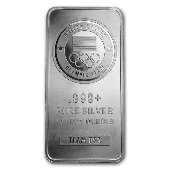 10 oz Silver Bar - U.S. Olympic Team