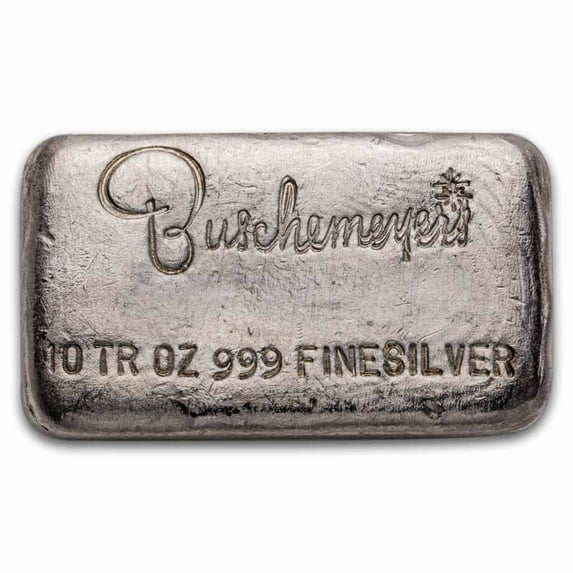 10 oz Silver Bar - Vintage Buschemeyer
