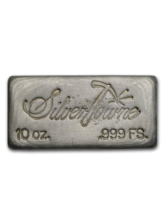10 oz Silver Hand Poured Bar - SilverTowne