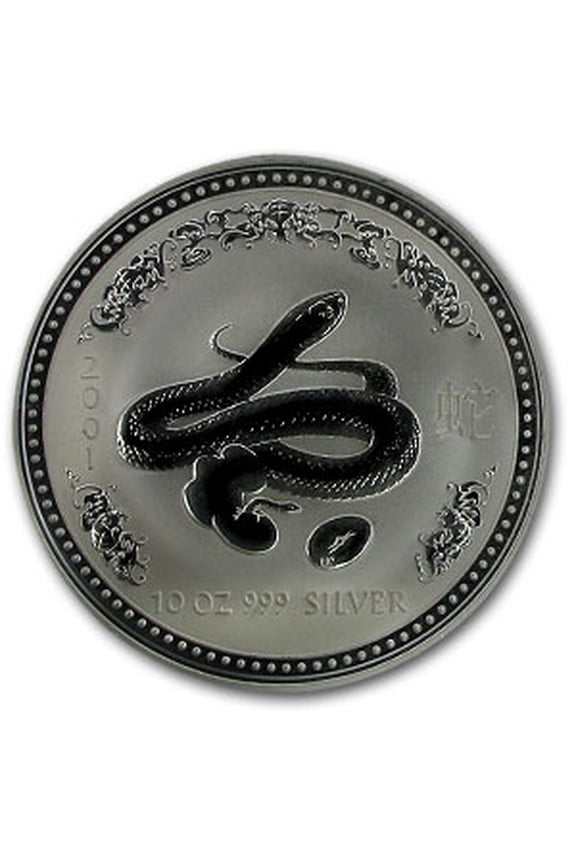 10 oz Silver Lunar Coin Series I (Random dates, Abrasions)