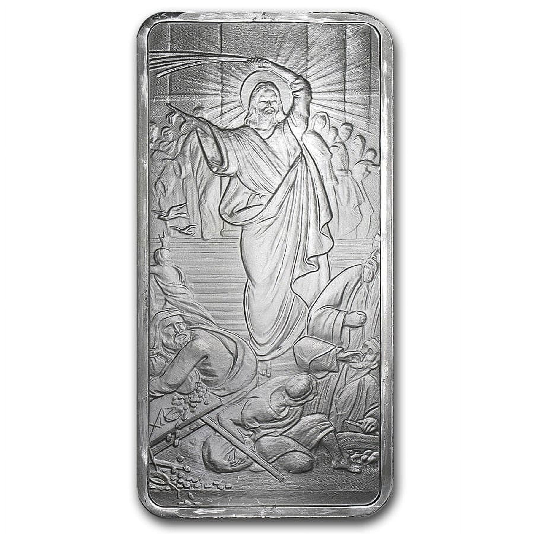 10 oz Silver Shield Bar - Jesus Clears the Temple - Walmart.com