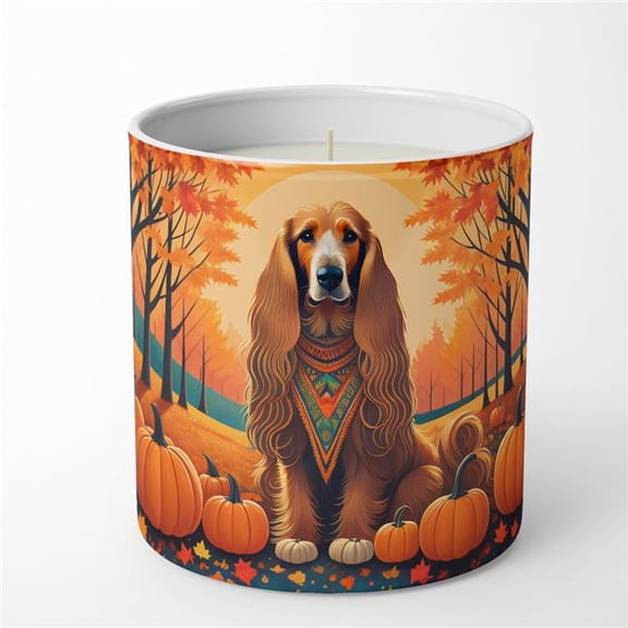 10 oz Unisex Afghan Hound Fall Decorative Soy Candle