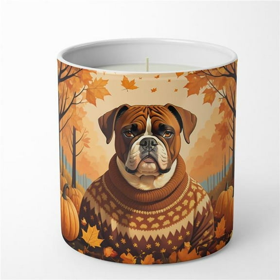 10 oz Unisex Boxer Fall Decorative Soy Candle