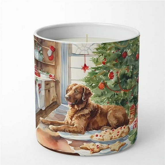 10 oz Chesapeake Bay Retriever Christmas Cookies Decorative 100 Percent Soy Candle