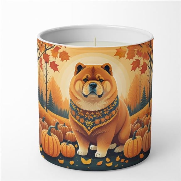 10 oz Unisex Chow Chow Fall Decorative Soy Candle