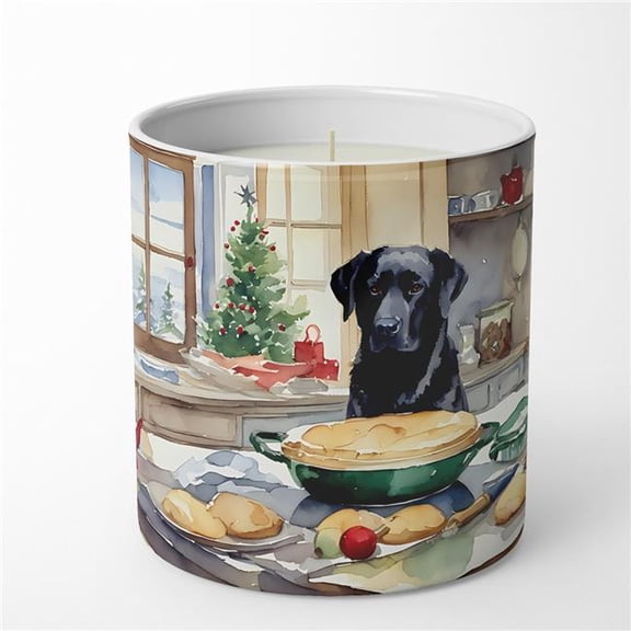 10 oz Labrador Retriever Christmas Cookies Decorative 100 Percent Soy Candle