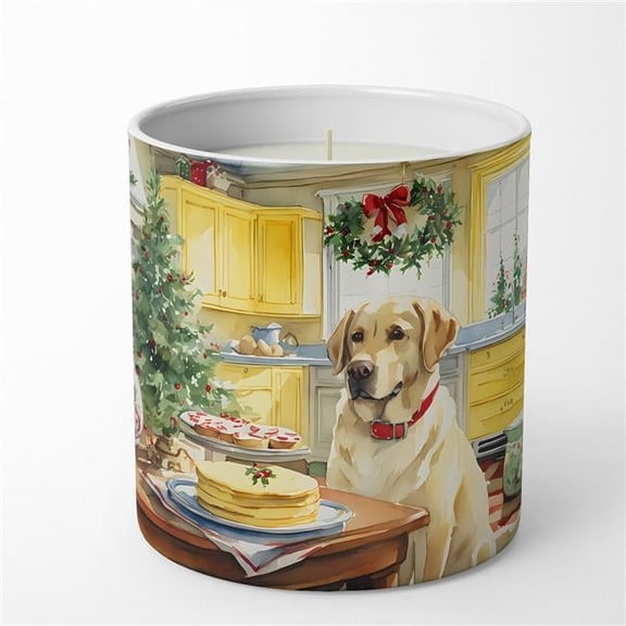 10 oz Labrador Retriever Christmas Cookies Decorative 100 Percent Soy Candle