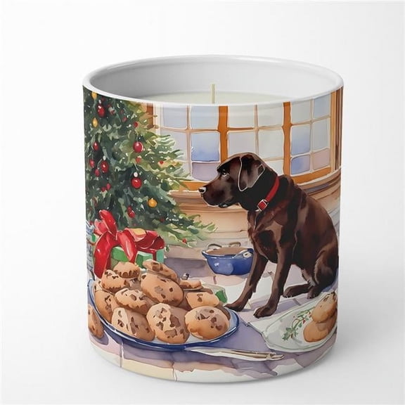 10 oz Labrador Retriever Christmas Cookies Decorative 100 Percent Soy Candle