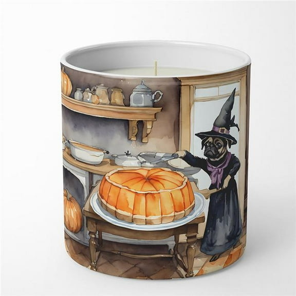10 oz Unisex Pug Fall Kitchen Pumpkins Decorative Soy Candle