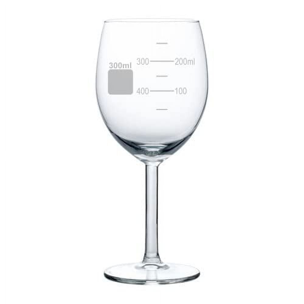 10 oz Wine Glass Goblet Beaker Style Measuring Cup 300 Milliliter mL  Chemistry Gift, Science Gift - Walmart.com