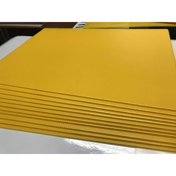 10 pack 24x18 inch Blank Yellow Yard Signs *No Stakes Included* - Fast Free Shipping!