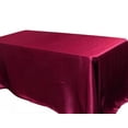 thumbnail image 1 of 10 pack 60x102" Rectangular Satin Tablecloth Wedding Party SEAMLESS Catering, 1 of 1