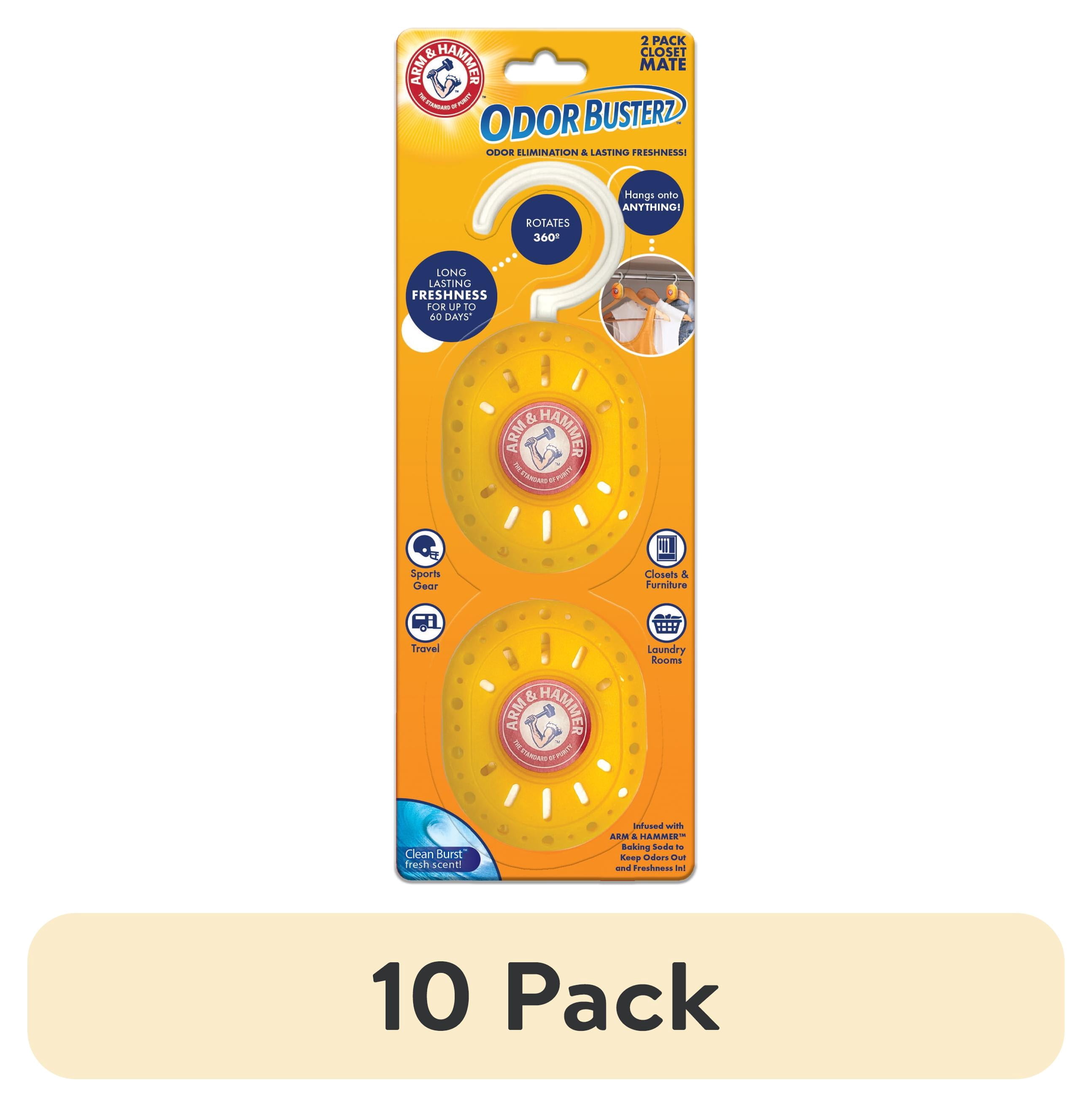 (10 pack) Arm & Hammer Odor Busterz Closet Odor Eliminator, 2‑Pack