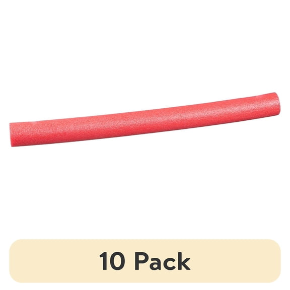 (10 pack) Big Joe Mega Swim Pool Noodle (Single Unit), Red, 48 inches long, 4 inches wide