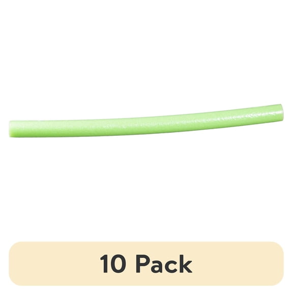 (10 pack) Big Joe Swim Noodle, Green, 50 inches long, 2.25 inches wide