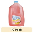 thumbnail image 1 of (10 pack) Borden Sunburst Pink Lemonade Flavored Fruit Drink, 1 Gallon Bottle, Liquid, Smooth, Refrigerated, 1 of 7