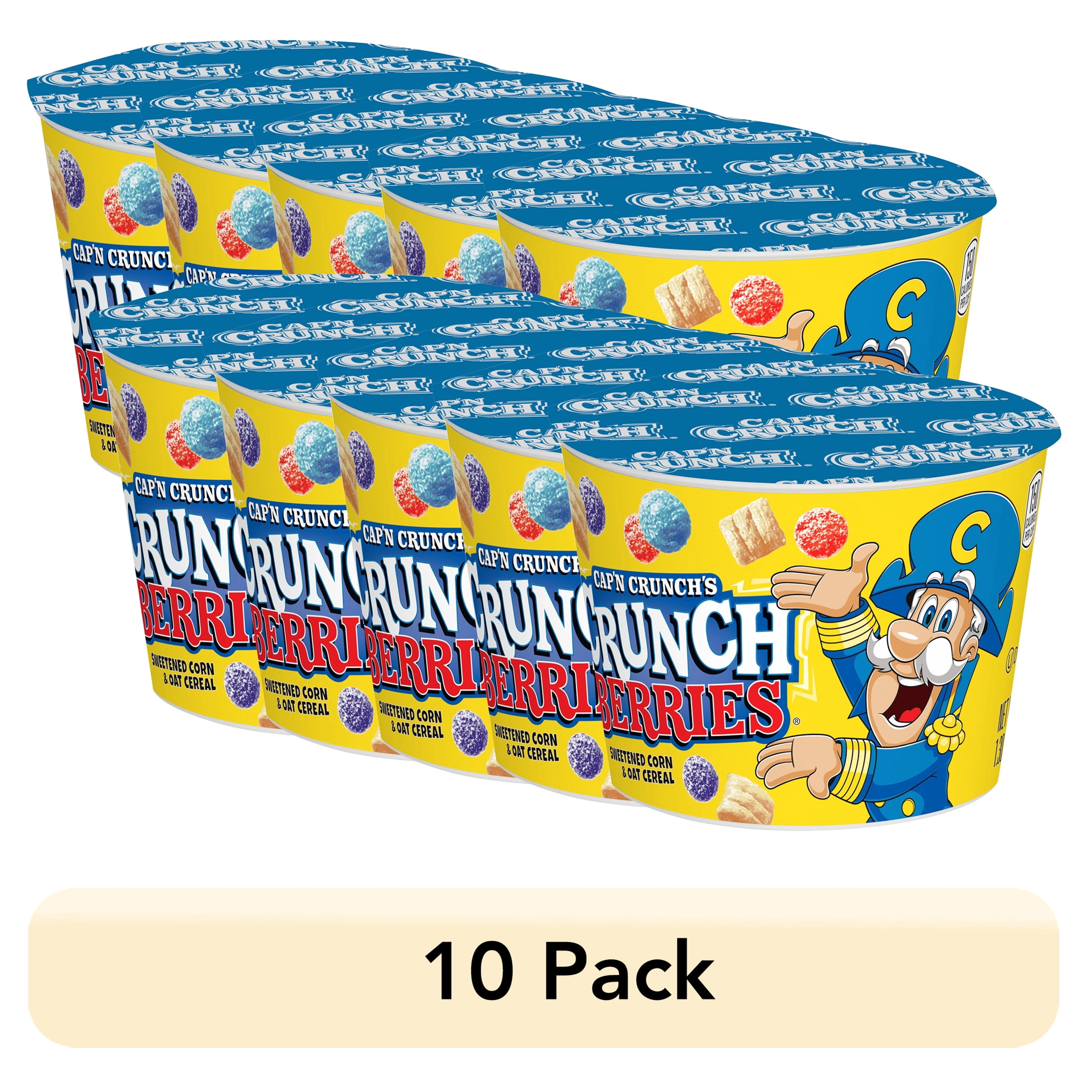 (10 pack) Cap'n Crunch Berries On the Go Cup 1.3OZ