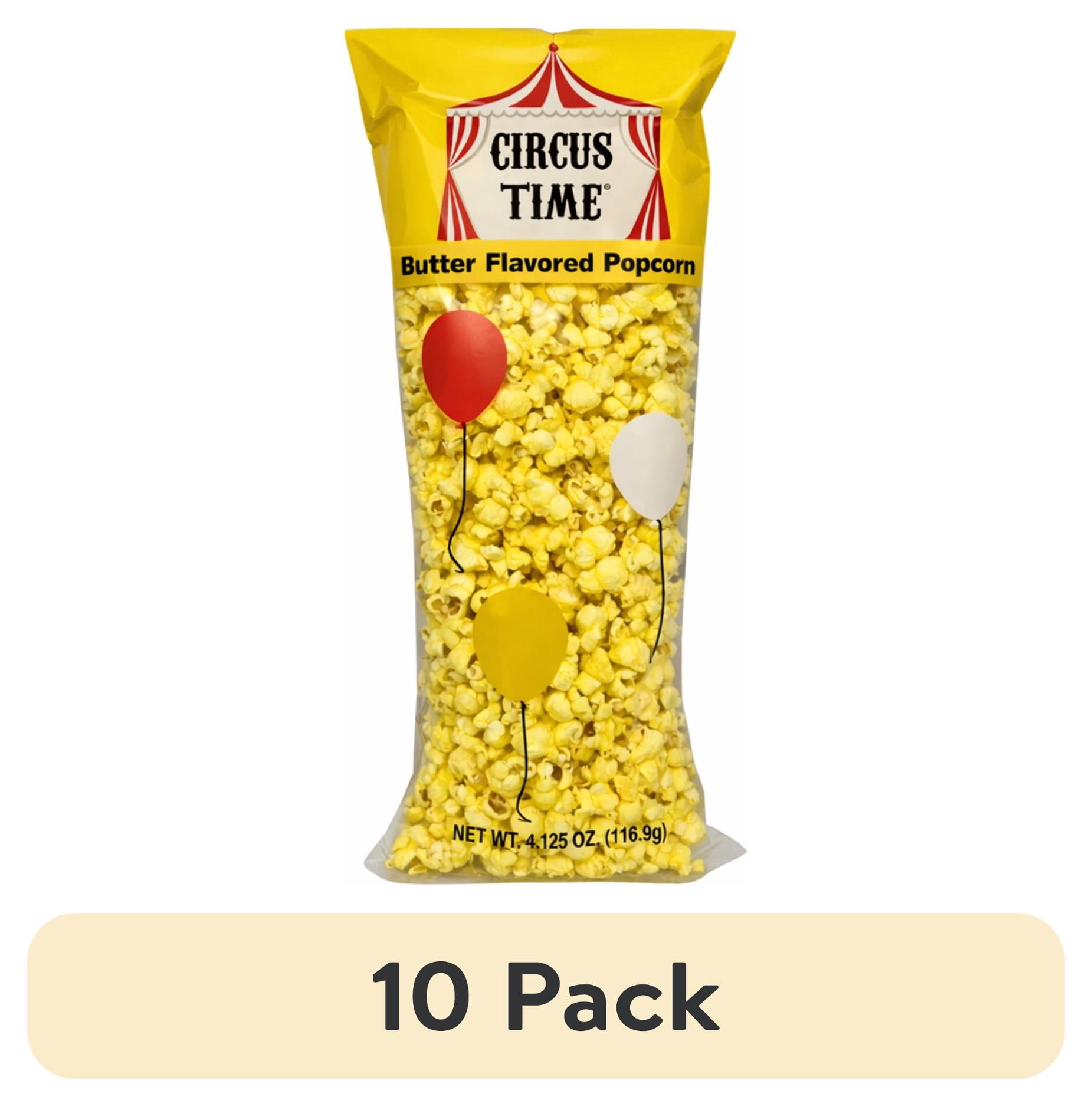 (10 pack) Circus Time Butter Popcorn