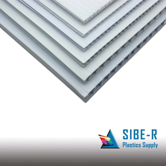 10 pack- Corrugated Plastic 36x48 4mm Grey
