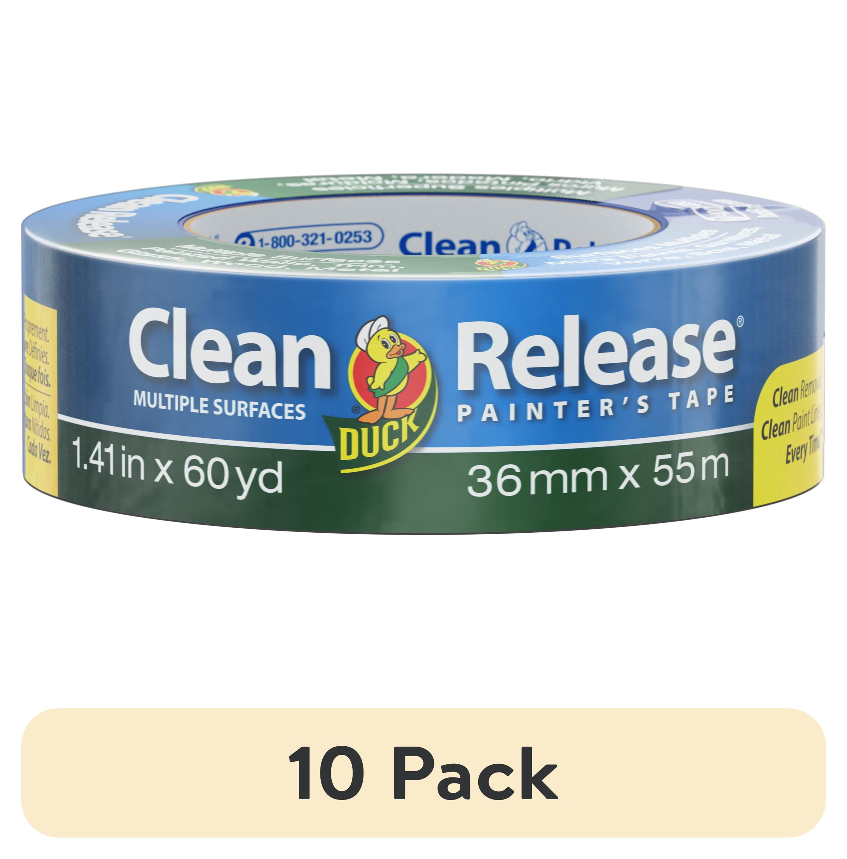 (10 pack) Duck Clean Release 1.41 in. x 60 yd. Blue Painter's Tape