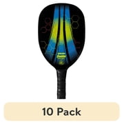 (10 pack) Franklin Sports Wooden Pickleball Paddle - Demolisher - Black, Blue, Yellow - 11oz