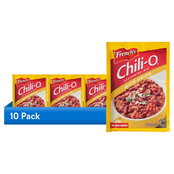 (10 pack) French's Chili-O Onion, 2.25 oz Packet