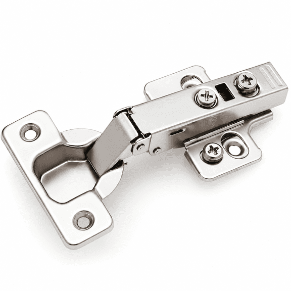 10-pack Full Overlay Frameless Soft-Close Cabinet Hinges, 110 Degree 3D Adjustable Clip-on