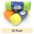 thumbnail image 1 of (10 pack) Great Value Multipurpose Microfiber Household Cleaning Cloth, Wipe, 2 Count, Multicolor, 1 of 9