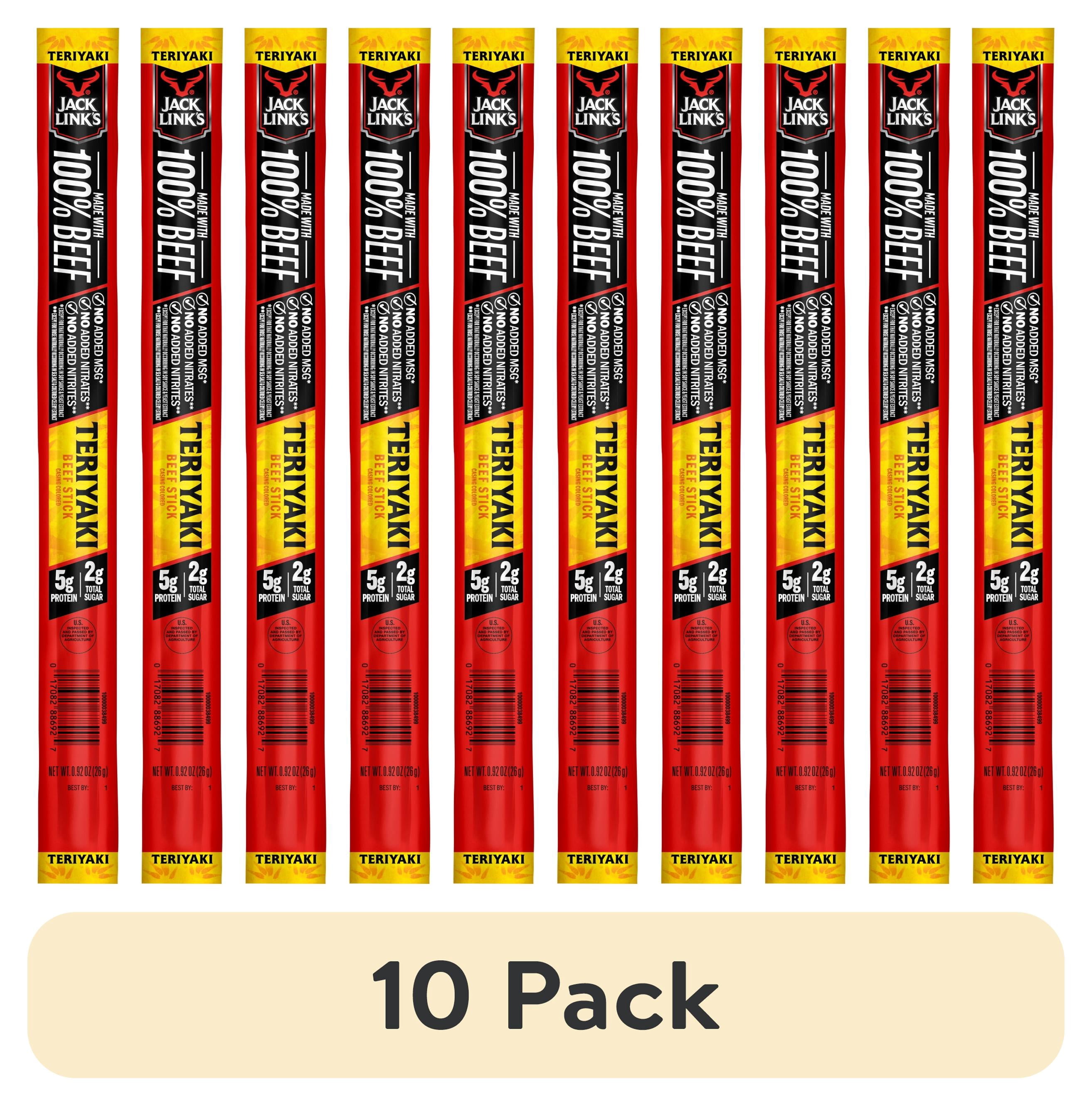 (10 pack) Jack Link's Teriyaki Beef Stick, 0.92 oz