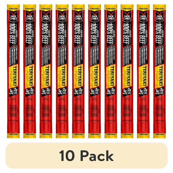 (10 pack) Jack Link's Teriyaki Beef Stick, 0.92 oz