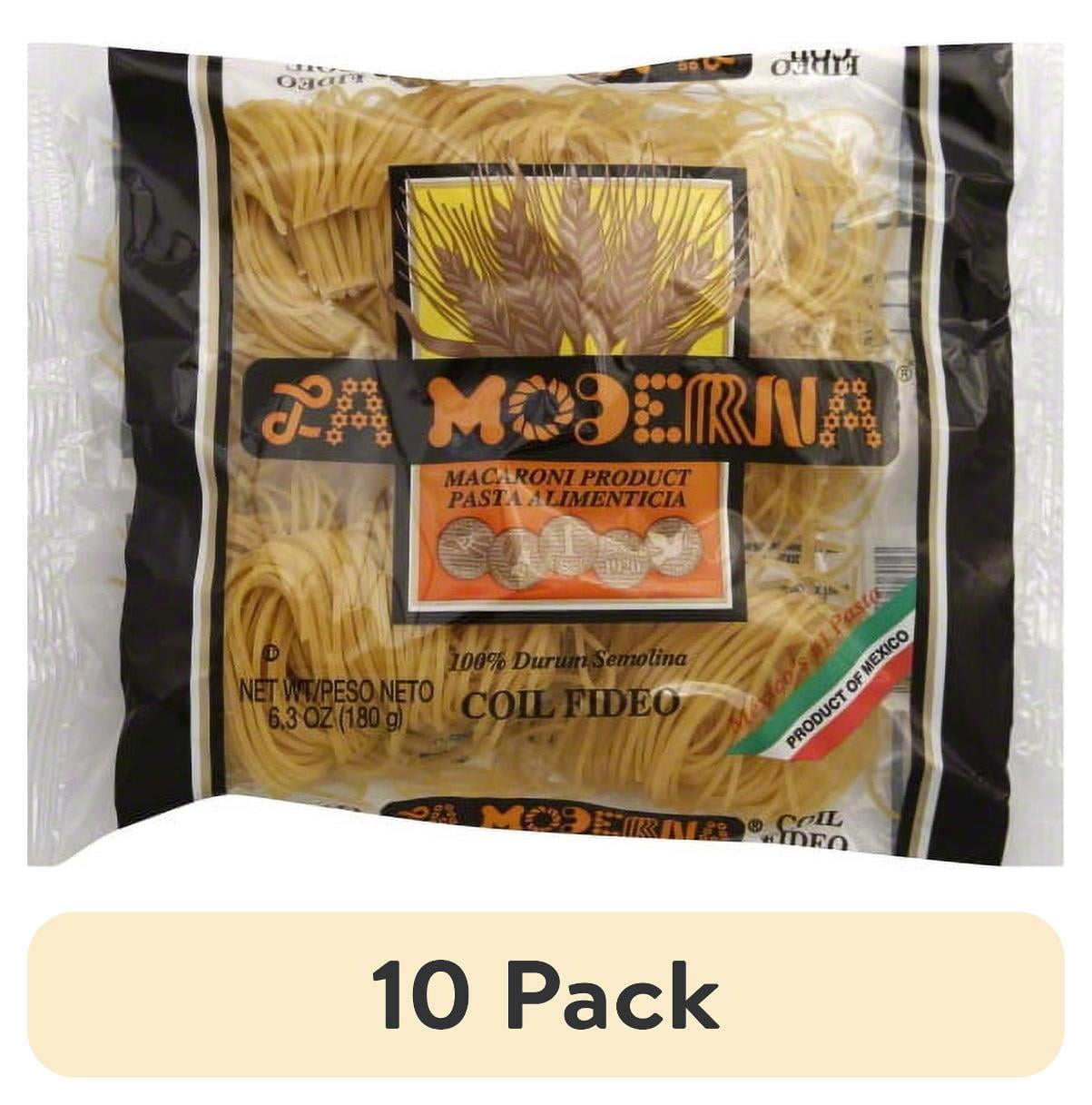 (10 pack) La Moderna Coil Fideo Pasta, 6.3 oz