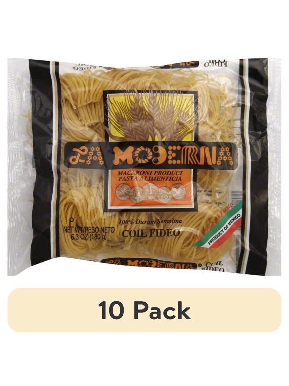 (10 pack) La Moderna Coil Fideo Pasta, 6.3 oz
