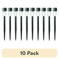thumbnail image 1 of (10 pack) Mainstays Black Classic Column Solar Powered LED Path and Garden Light, 2 Lumens, 1 of 11