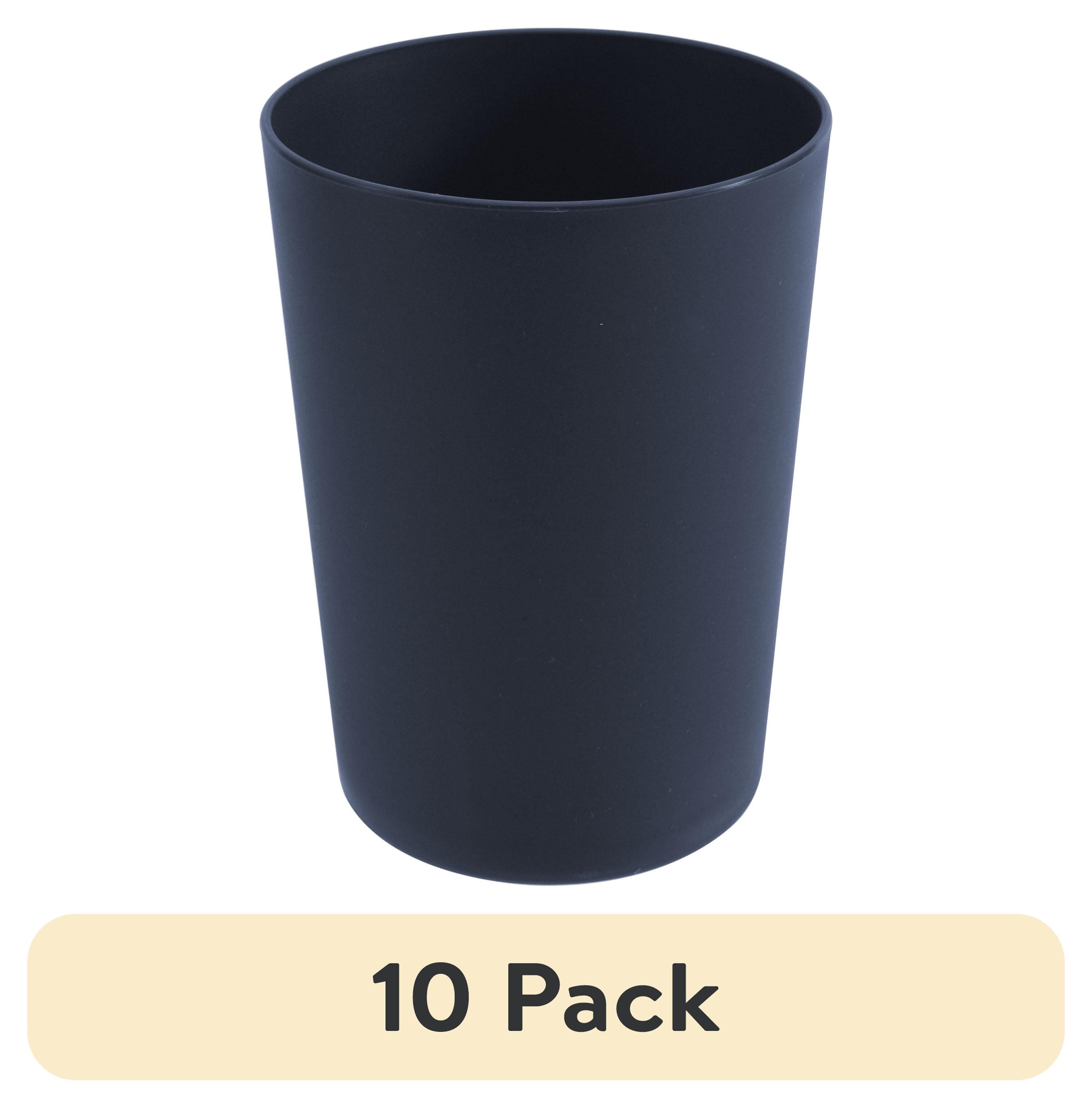 (10 pack) Mainstays - Dark Blue Round Plastic Tumbler, 18-Ounce