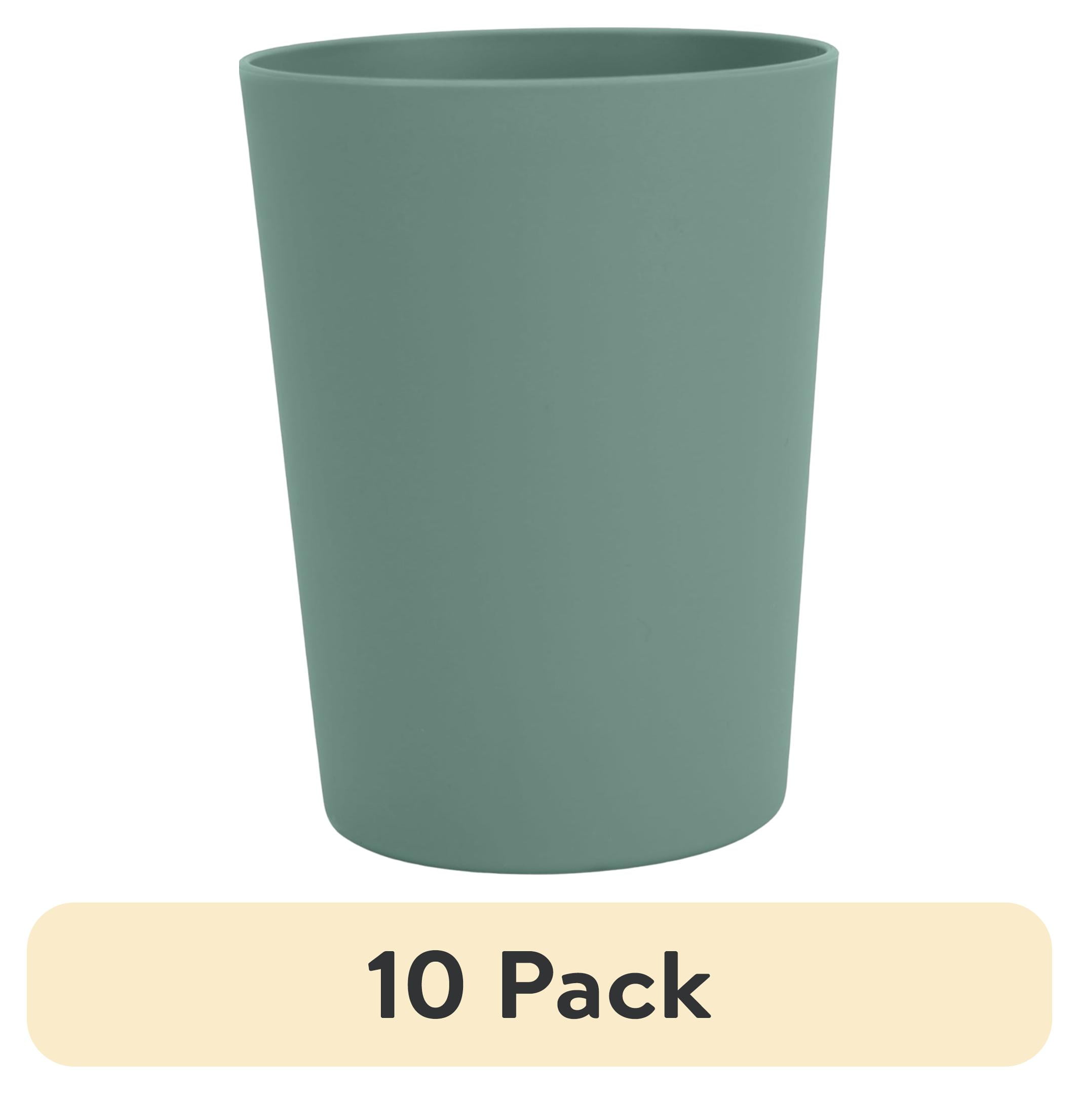 (10 pack) Mainstays - Sage Round Plastic Tumbler, 18-Ounce