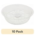 thumbnail image 1 of (10 pack) Mainstays Saucer 6 Inch Clear Plastic Round Plant Saucer, 1 of 10