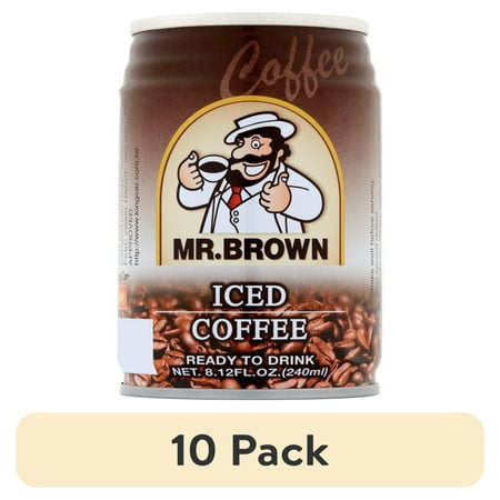 (10 pack) Mr. Brown Iced Coffee, 8.12 Fl Oz