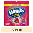 thumbnail image 1 of (10 pack) NERDS Gummy Clusters Candy, Rainbow, Crunchy and Gummy, 18.5 oz, 1 of 11