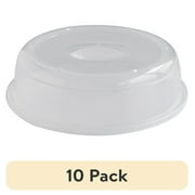 (10 pack) Nordic Ware 10" Microwave Splatter Cover, Clear Plastic,