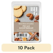 (10 pack) Pecan Shortbread Scented Wax Melts, Better Homes & Gardens, 2.5 oz (1-Pack)