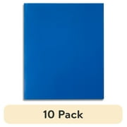 (10 pack) Pen+Gear 3-Prong Letter Size Paper Folder, Blue