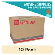 (10 pack) Pen+Gear Medium Heavy Duty Kraft Moving Boxes, 22 Inches x 13 Inches x 15 Inches