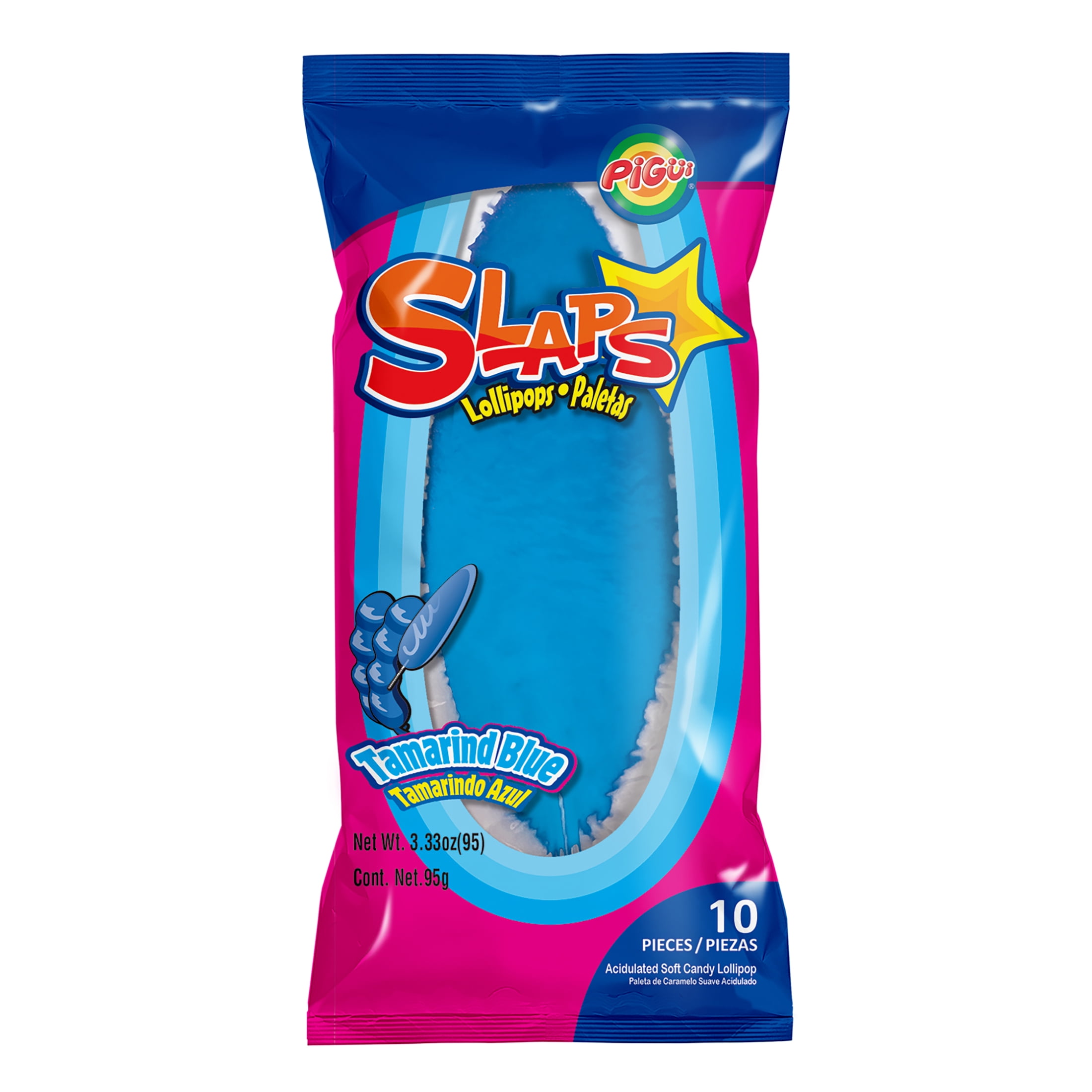 (10 pack) Pigui SLAPS Tamarind Candy, 10 Count