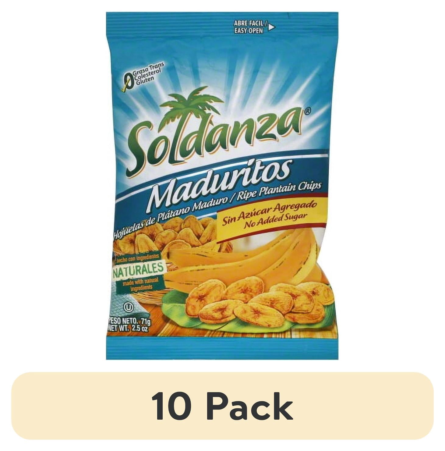 (10 pack) Soldanza Sweet Plantain Chips