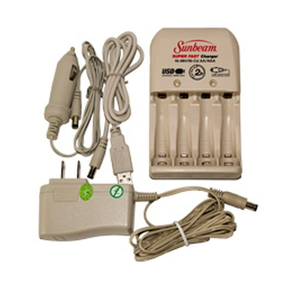 10-pack Sunbeam AA / AAA Super Fast Battery Chargers