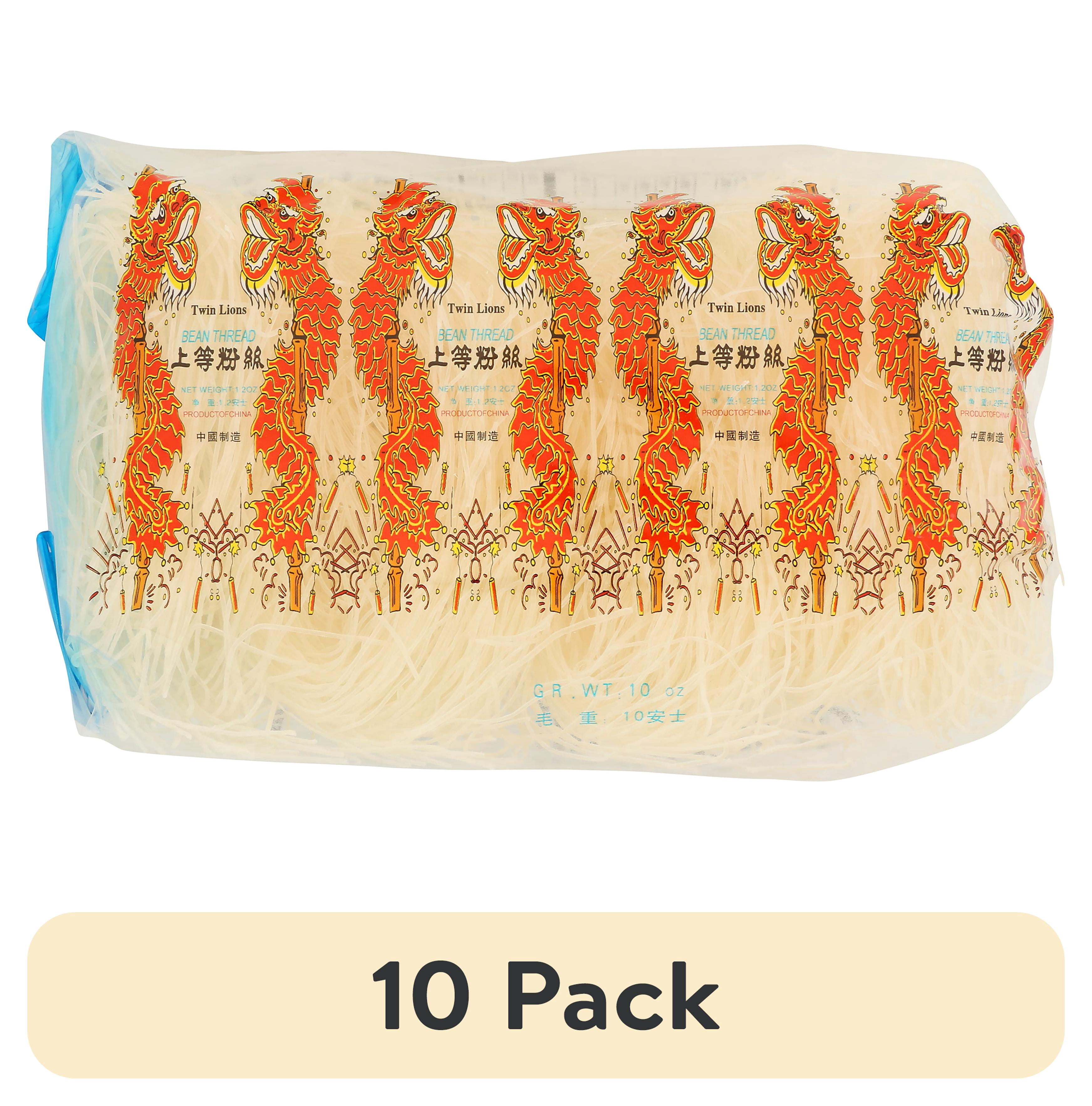 (10 pack) Twin Lions Bean Thread Noodles, 10 oz, 1 Count Bag