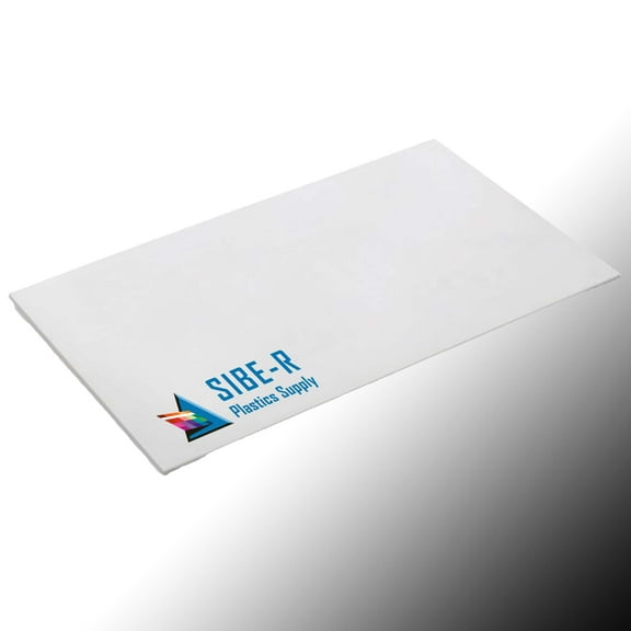 10 pack- WHITE POLYSTYRENE, .040" Thick 24" x 24" PLASTIC SHEET STYRENE