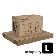 10 pack Walmart Large Heavy Duty Moving Box, Kraft, 27 in x 15 in x 17 in