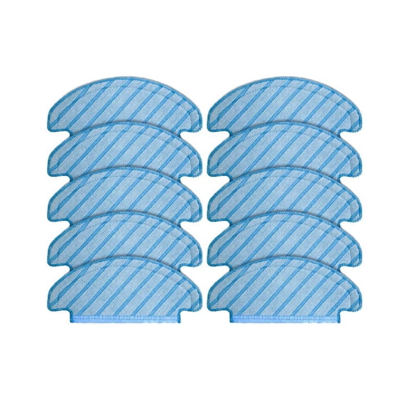 10-pack Washable Mop Pads For Ecovacs T9 Aivi Vacuum Cleaner