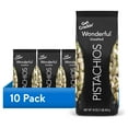 thumbnail image 1 of (10 pack) Wonderful Pistachios In-Shell Unsalted Nuts, 16 Ounce Bag, 1 of 9